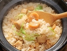帆立貝炊飯